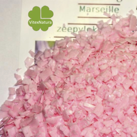 Flocons de savon de Marseille à l'huile essentielle de Rose 15x750g