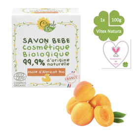 Baby soap with organic apricot oil 100g