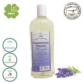 Marseille shower & shampoo Lavender 1x500ml