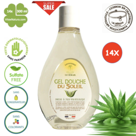 Marseille douche en bad gel Aloë vera 14x300ml