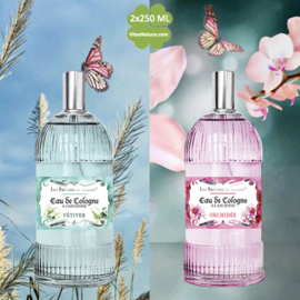 Vetiver en Orchidee Eau de Cologne 250 ML | unisex | multifunctioneel