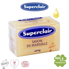 Pain de savon de Marseille naturel 400g