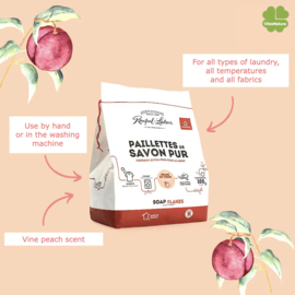 Marseille soap flakes Peach 1.5 kg