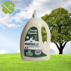 Lessive liquide marseillaise au bicarbonate de sodium 3L Fraîcheur alpine