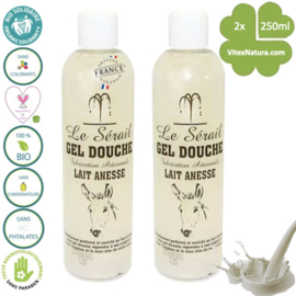 Marseille shower and bath gel Donkey milk 2x250ml