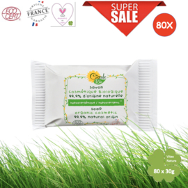Hypoallergene hotelzeepjes reiszeep 80x30g