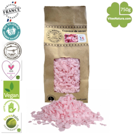 Marseille soap flakes Rose 750g
