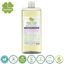 Bio Feldlavendel Flüssigseife 1 Liter Natürliche Inhaltsstoffe