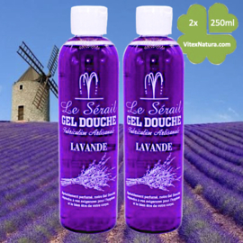 Marseille shower and bath gel Lavender 2x250ml