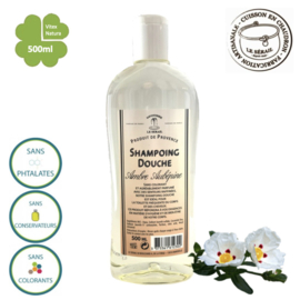 Marseille shower & shampoo Amber and Hawthorn 1x500ml