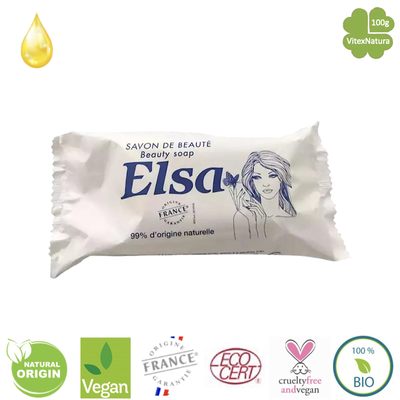 Elsa toilet soap with Glycerine and vegetable oils 100g