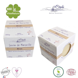 Vegetal brut zeep cube 300g