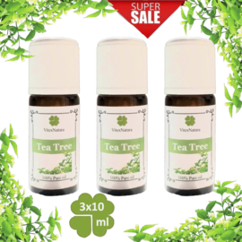 Ren æterisk Tea Tree Oil 3x10ml
