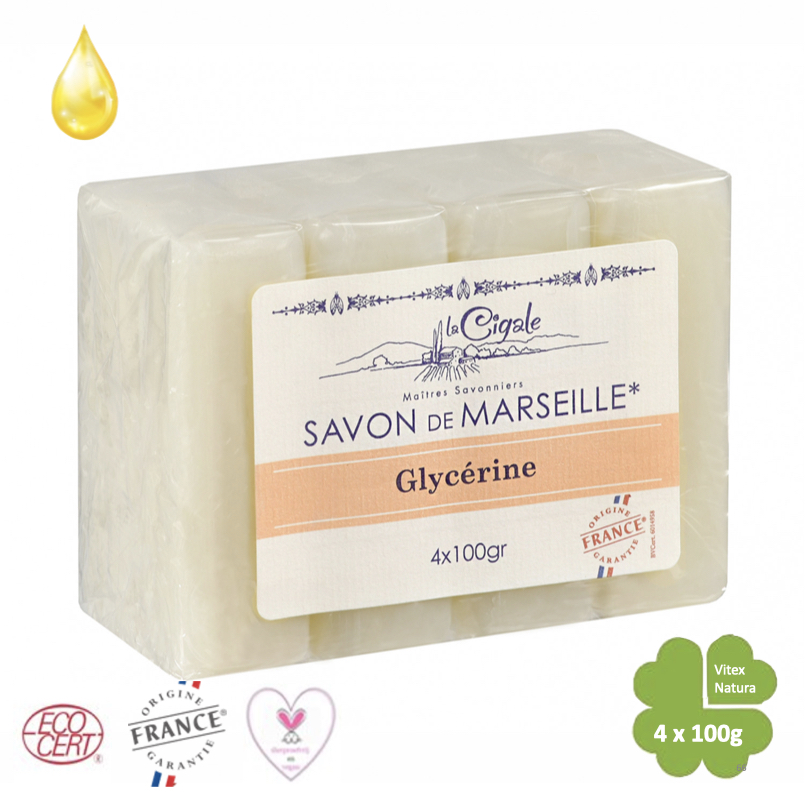 Marseille Soap Glycerin 4x100g