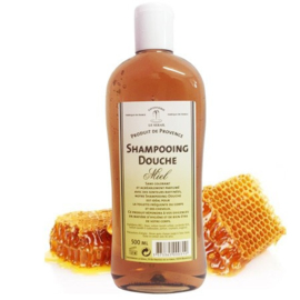 Marseille shower & shampoo Honey 2x500ml