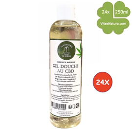 Marseille douche en bad gel CBD cannabis 24x250ml