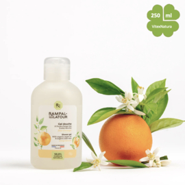 Biologische Oranjebloesem Douchegel met Arganolie & Aloë Vera 250ml Rampal Latour