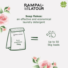 Marseille soap flakes Rose 750g