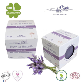 Cubo de sabonete de lavanda 300g