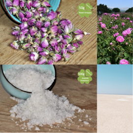 Mineralsalt 500g Rosenknopper 50g