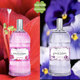 Gingember en Violette Eau de Cologne 250 ML | unisex | multifunctioneel