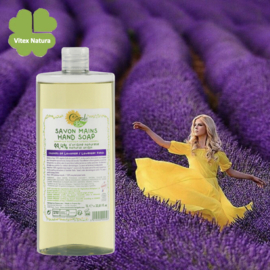 Bio Feldlavendel Flüssigseife 1 Liter Natürliche Inhaltsstoffe