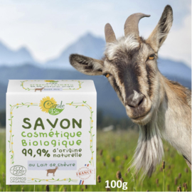 Jabón de leche de cabra ecológico 100g