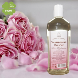 Marseille shower & shampoo Roses 1x500ml