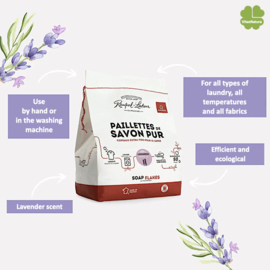 Marseille soap flakes Lavender 750g