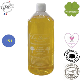 Savon liquide de Marseille 15x1000ml parfumé