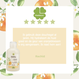 Biologische Oranjebloesem Douchegel met Arganolie & Aloë Vera 250ml Rampal Latour