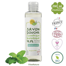 Biologische douchegel  frisse munt 250ml