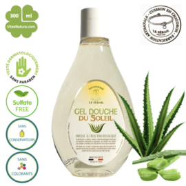 Sulfaatvrije douchegel 300ml biologische Aloë vera