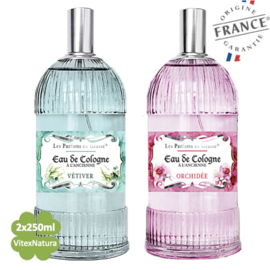 Vetiver en Orchidee Eau de Cologne 250 ML | unisex | multifunctioneel