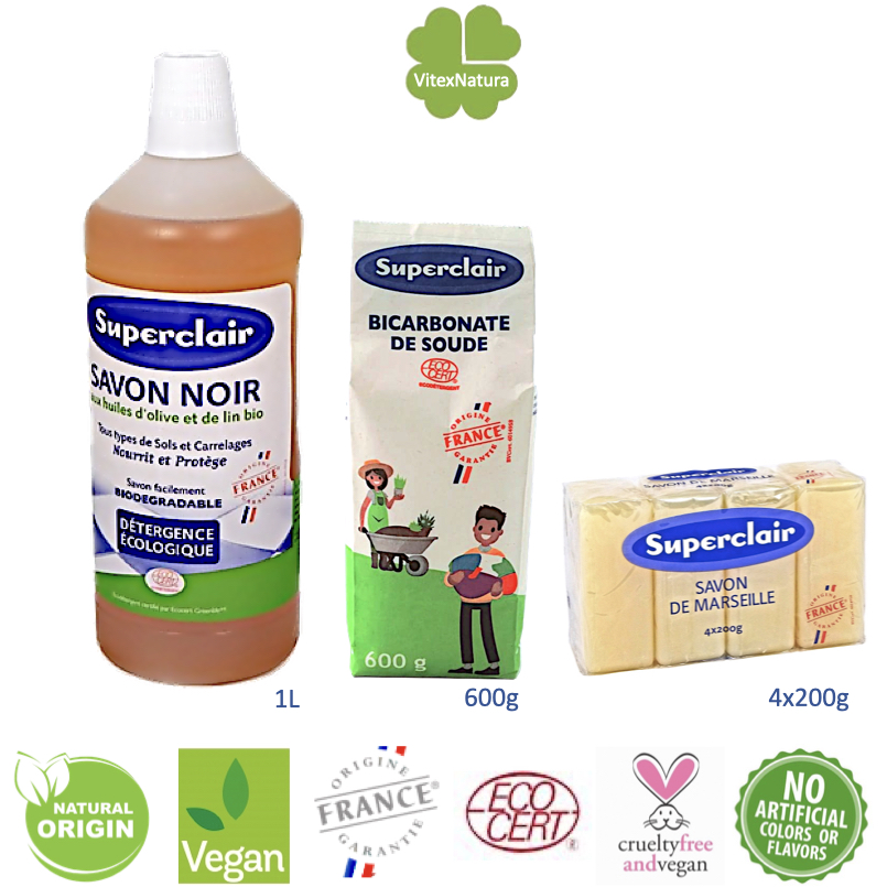 Bio Eco schoonmaakmiddelen starters pakket.