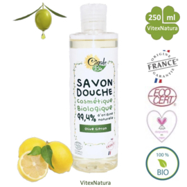 Gel de ducha de aceite de oliva orgánico 250ml