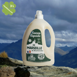 Lessive liquide marseillaise au bicarbonate de sodium 3L Fraîcheur alpine