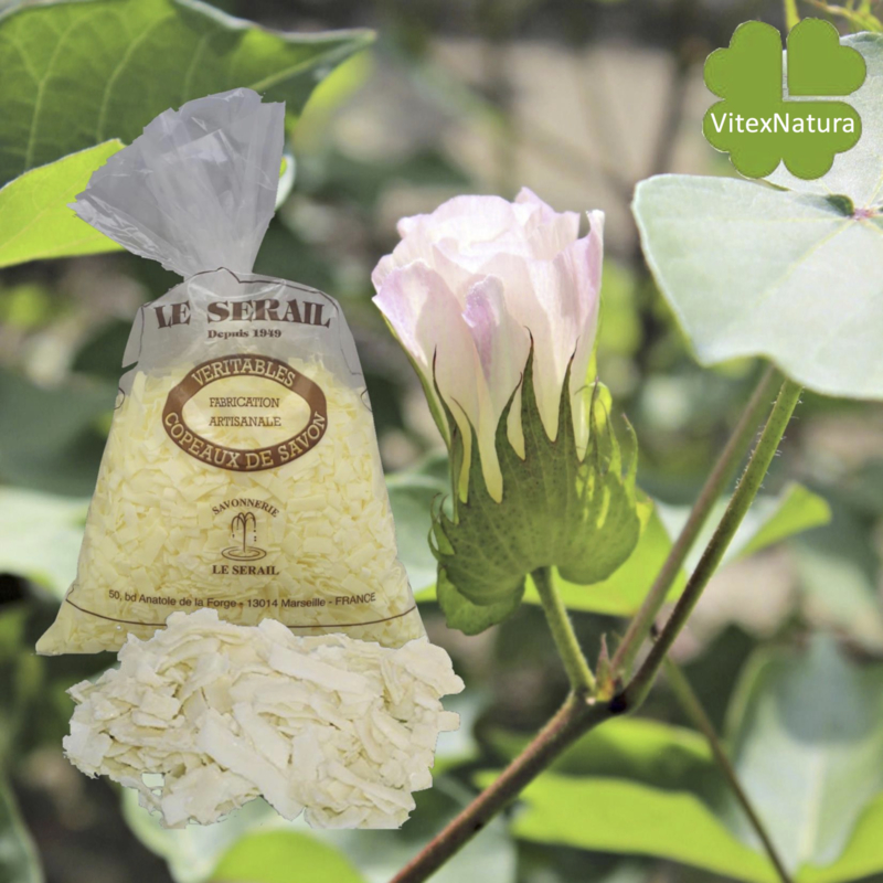 Marseille soap flakes Cotton Flower 4x1kg