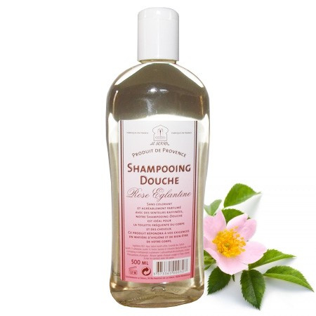 Marseille shower & shampoo Roses 3x500ml