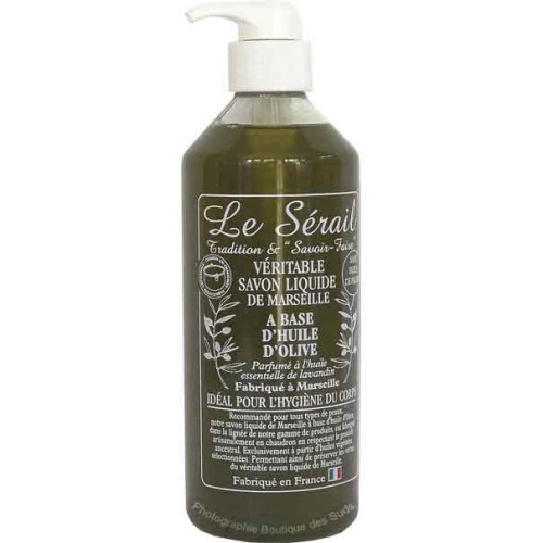 Sabonete líquido verde-oliva marseille 2x500ml perfumado