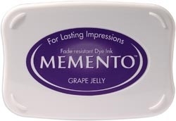 407300 Memento Full Size Dye Inkpad Grape Jelly