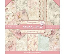 SBBL12 Stamperia Shabby Rose 12x12 Inch Paper Pack