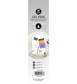 SL-ES-GP01 StudioLight Gel Pens White, Gold and silver Essentials nr.1