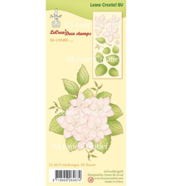 55.4674 Leane Creatief Clear Stamp Hydrangea 3D flower