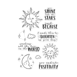 646292 Hero Arts Clear Stamps You Shine 4"X6"