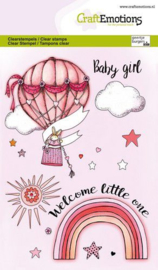 130501/1345 CraftEmotions clearstamps A6 Babygirl