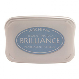 BR1-74 Brilliance ink pad pearl ice blue