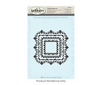 SBS-093 Spellbinders Square Magnificence Stamps