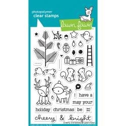 LF1216 Lawn Fawn Clear Stamps Cheery Christmas