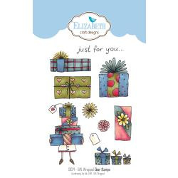 CS079 Elizabeth Craft Clear Stamps Gift Wrapped